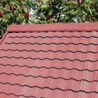 Aquapan Dachplatte Rot verlegt